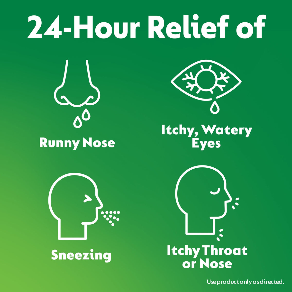 Zyrtec 24 Hour Cetirizine HCl Allergy Relief Tablets, 5 x 1 Count Packs