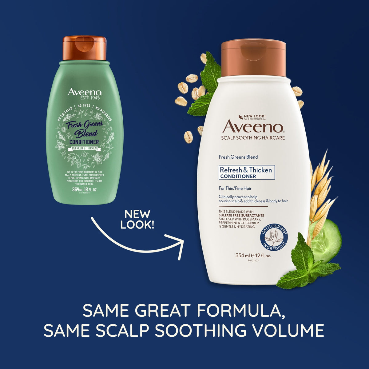 Cucumber & Rosemary Natural Volumizing Conditioner