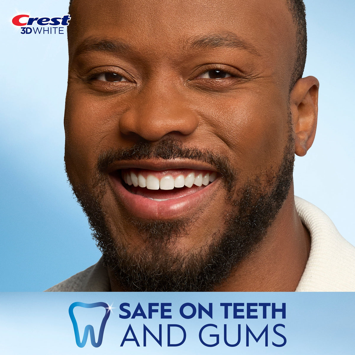 Crest 3DWhitestrips at Home Teeth Whitening, Classic White, 10 Treatments, 20 Strips