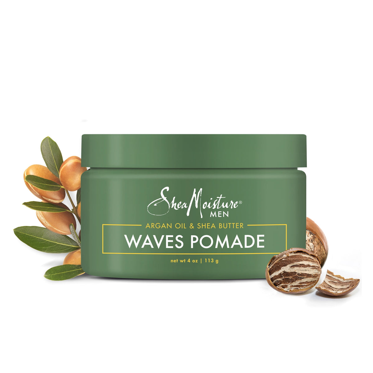 SheaMoisture Men Waves Pomade Argan Oil And Shea, 4 oz