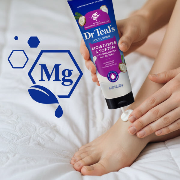 Dr Teal's Shea Enriched Foot Cream, 8 oz