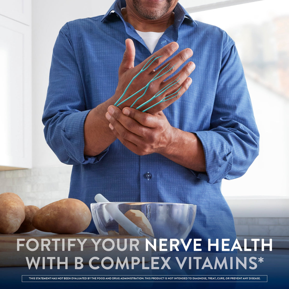 Nervive Nerve Health Tablets, Nerve Care with Vitamin B12, Vitamin B6, Vitamin B1 30 Count