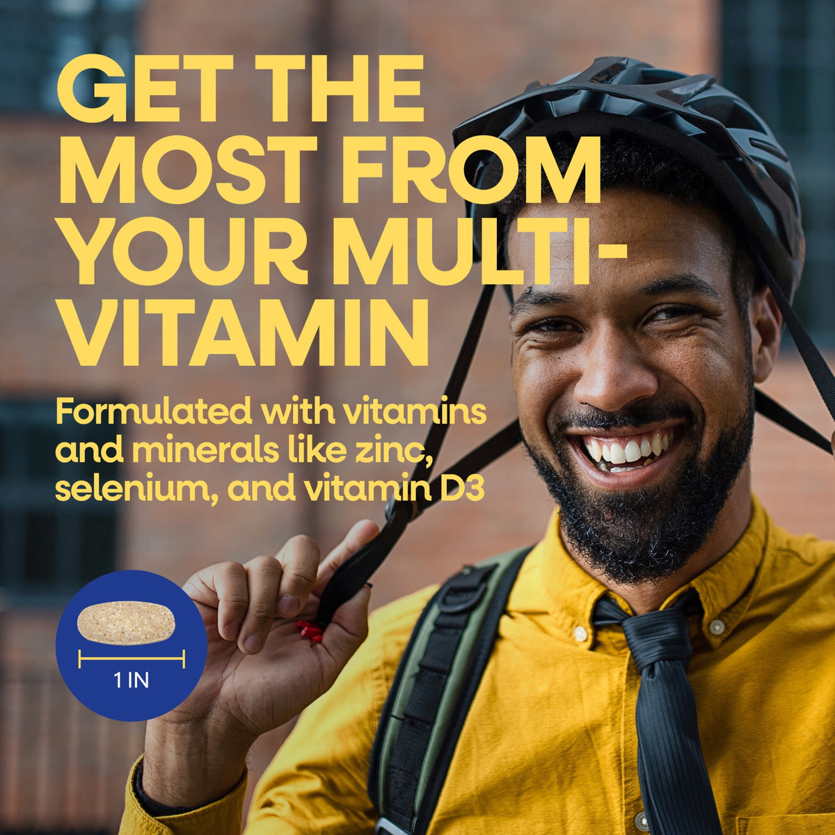Nature's Way Alive! Men's Complete Multivitamin Tablets, B-Vitamins, 50 Count