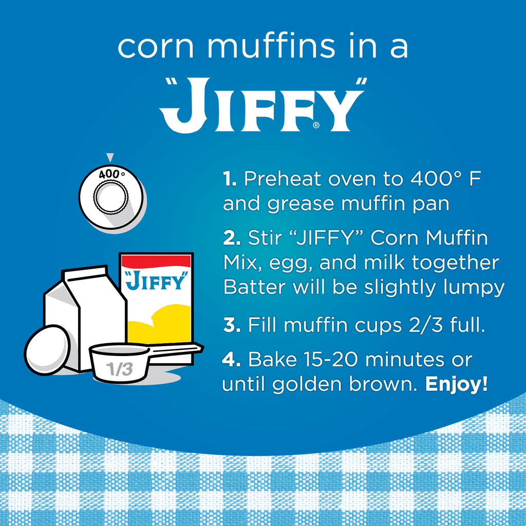 "JIFFY" Corn Muffin Mix, 8.5 oz Box