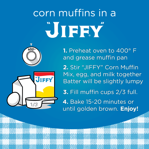 "JIFFY" Corn Muffin Mix, 8.5 oz Box