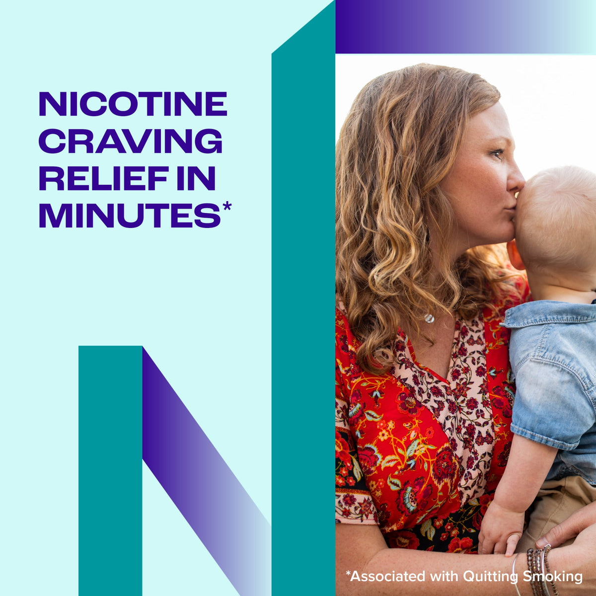 Nicorette Nicotine Gum, Stop Smoking Aids, 4 mg, White Ice Mint, 20 Count