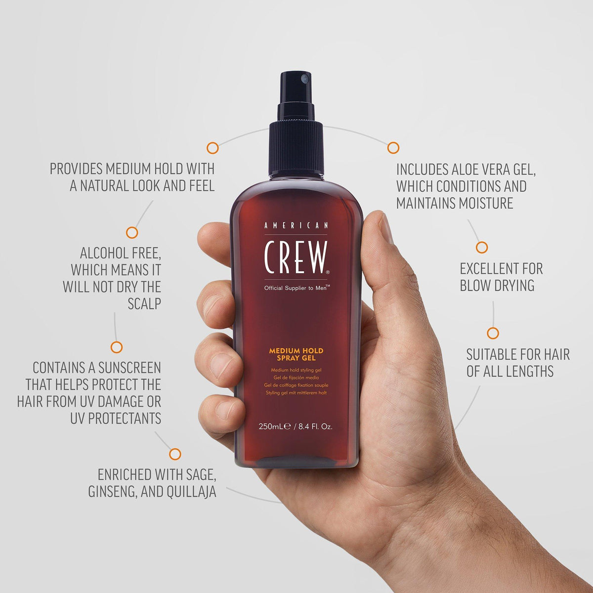 Medium Hold Spray Gel