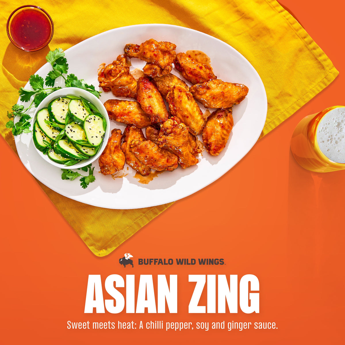 Buffalo Wild Wings Asian Zing Sauce, 12 fl. oz.