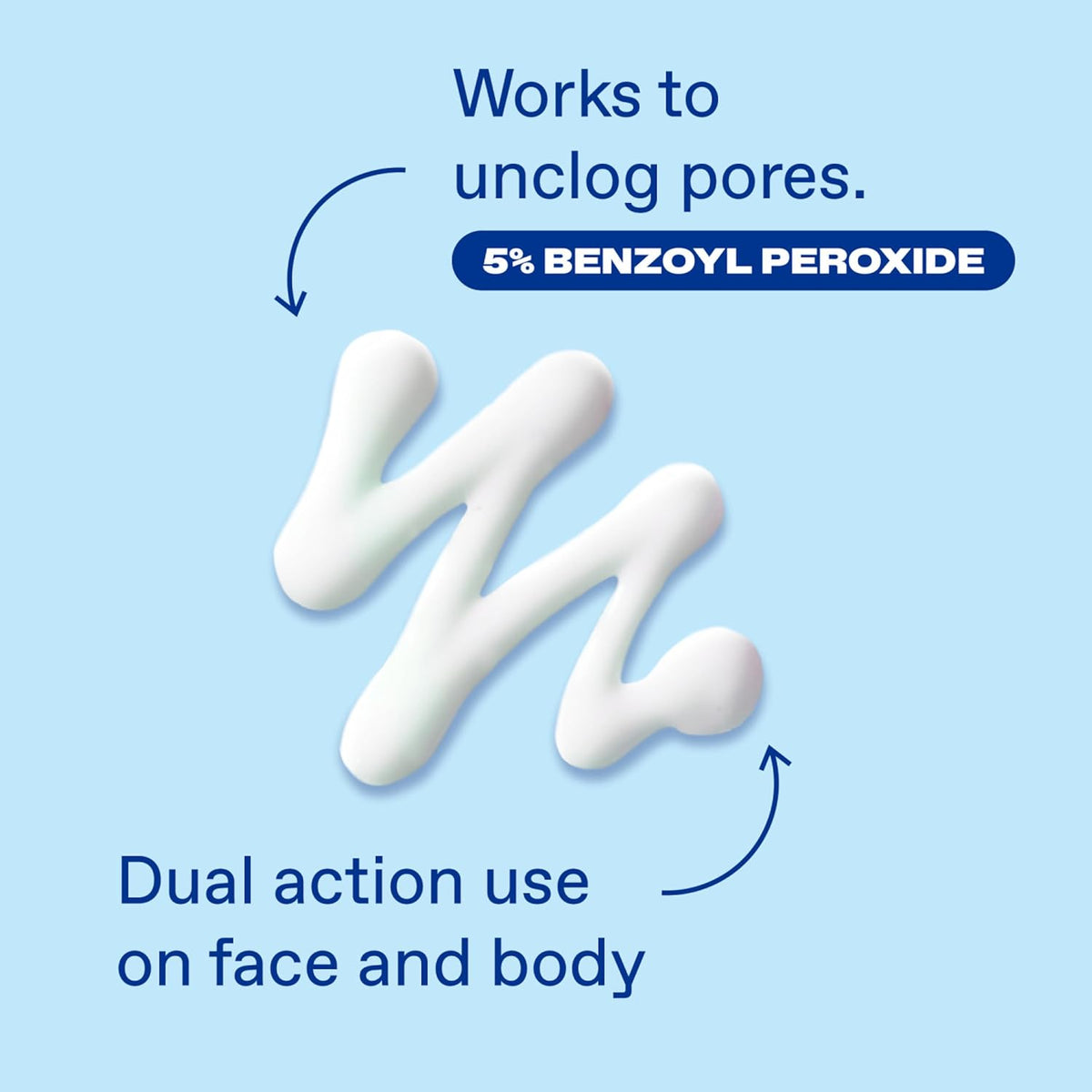 Differin Acne Face Wash, 5% Benzoyl Peroxide Daily Cleanser, 4oz
