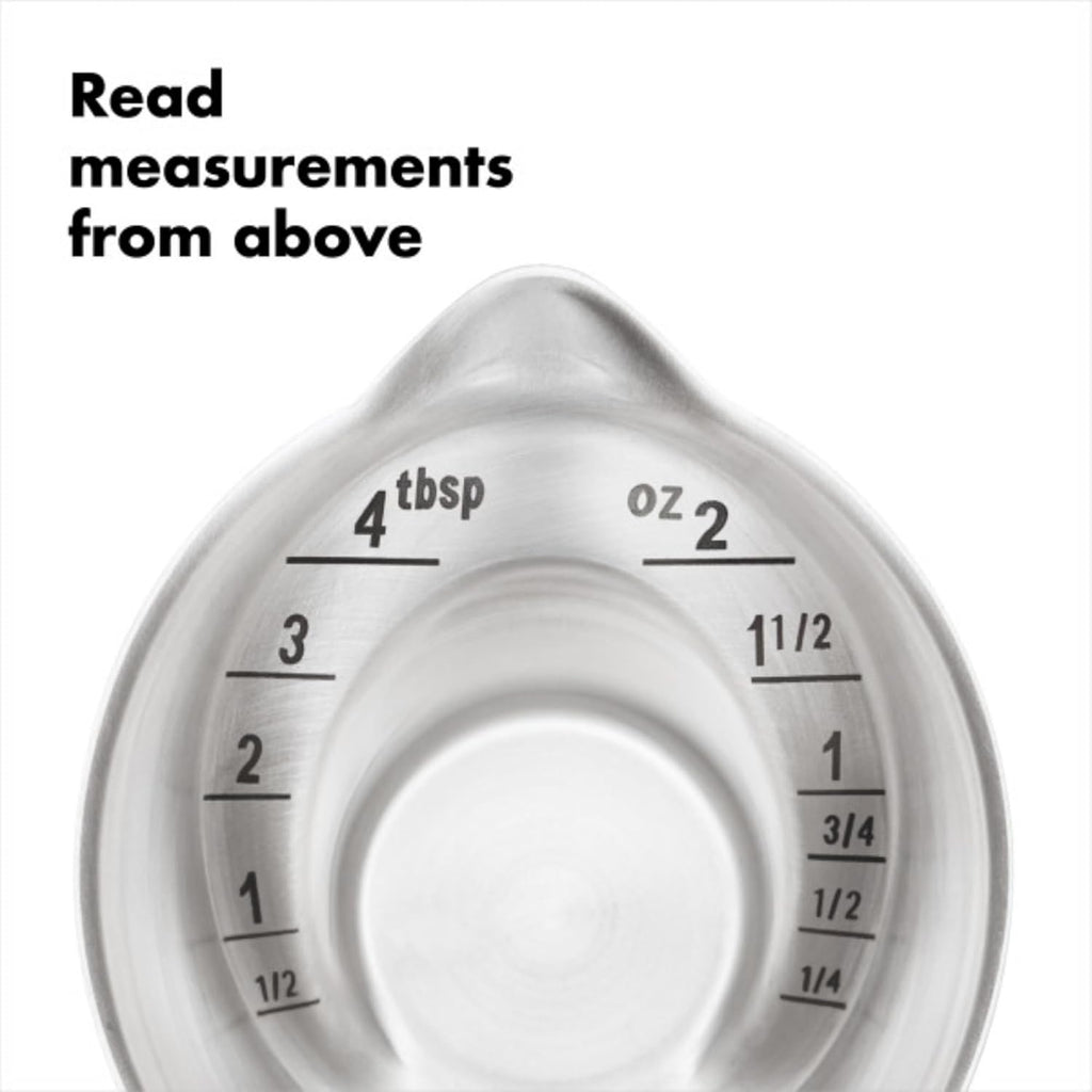 OXO Steel Angled Measuring Jigger Stainless Finish