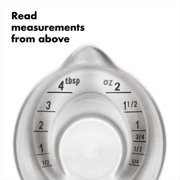 OXO Steel Angled Measuring Jigger Stainless Finish