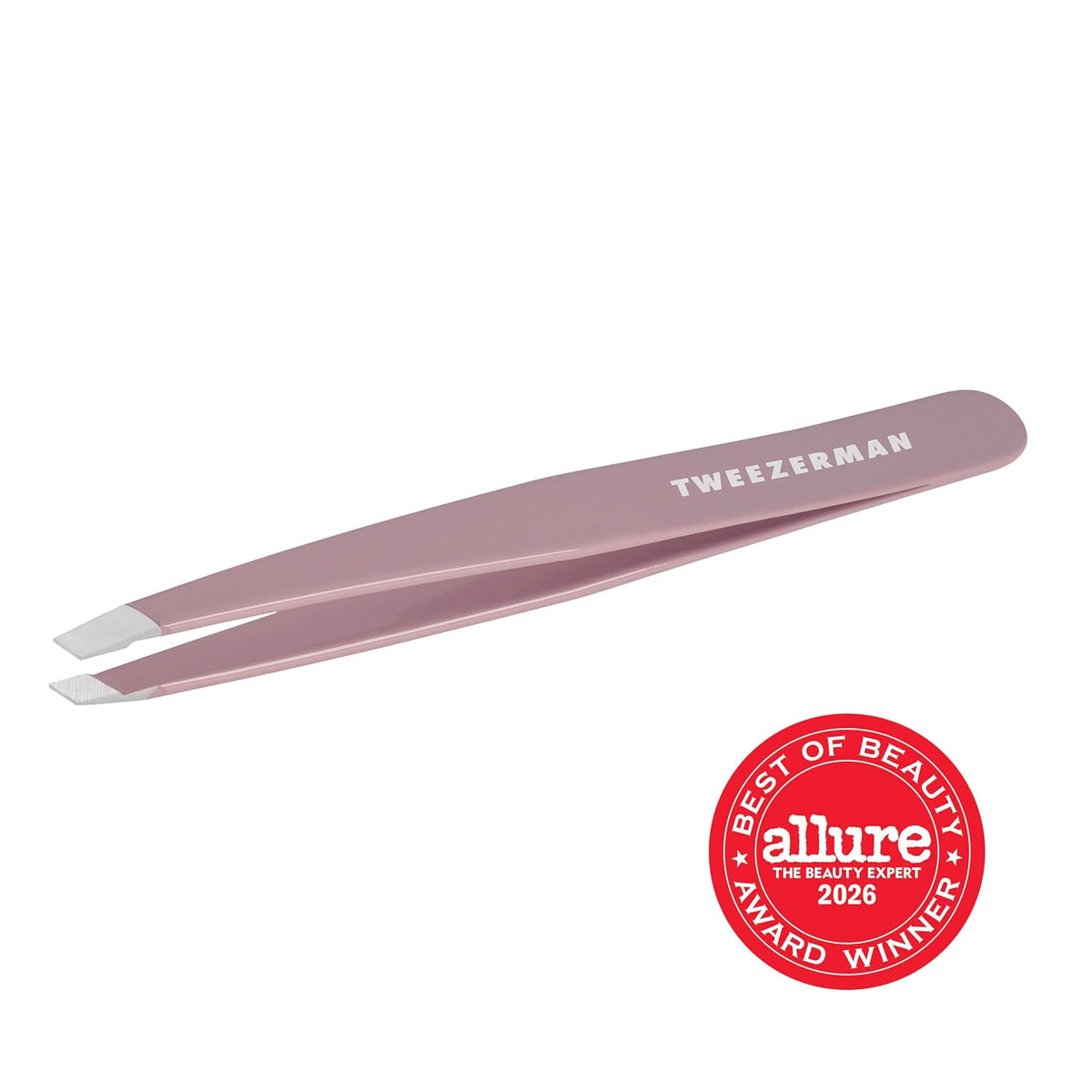 Tweezerman Slant Tweezer for Eyebrows Purple Wisteria