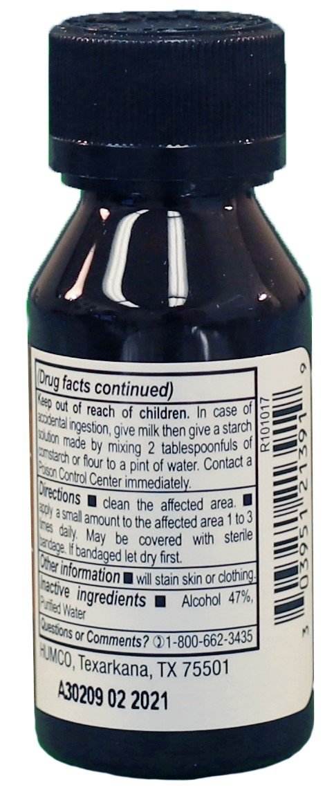 Humco Iodine Tincture 2% Mild USP, 1 oz - OTC Shoppe Express