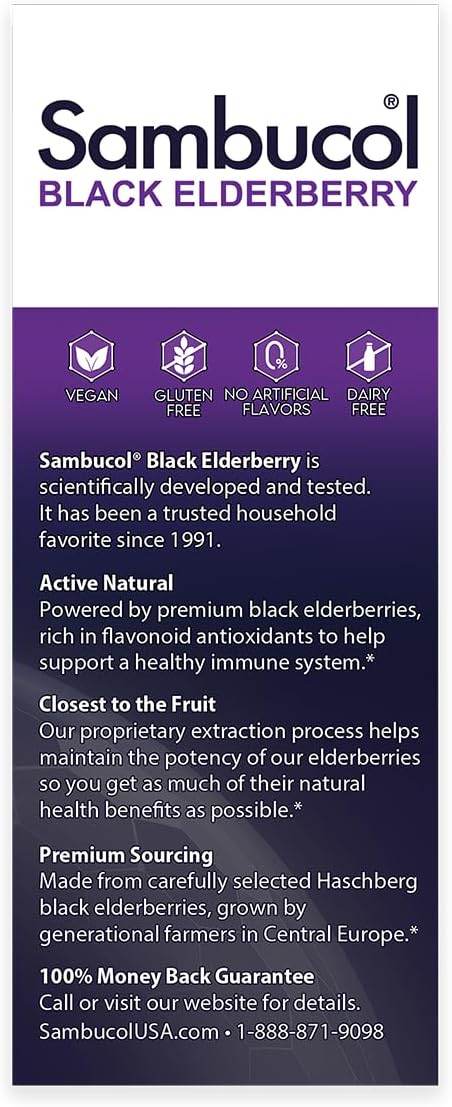 Sambucol Immune System Support For Kids, Liquid, Berry, 4 oz - OTC Shoppe Express