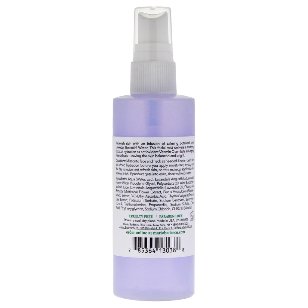 Mario Badescu Facial Spray with Aloe, Chamomile and Lavender, 4 oz