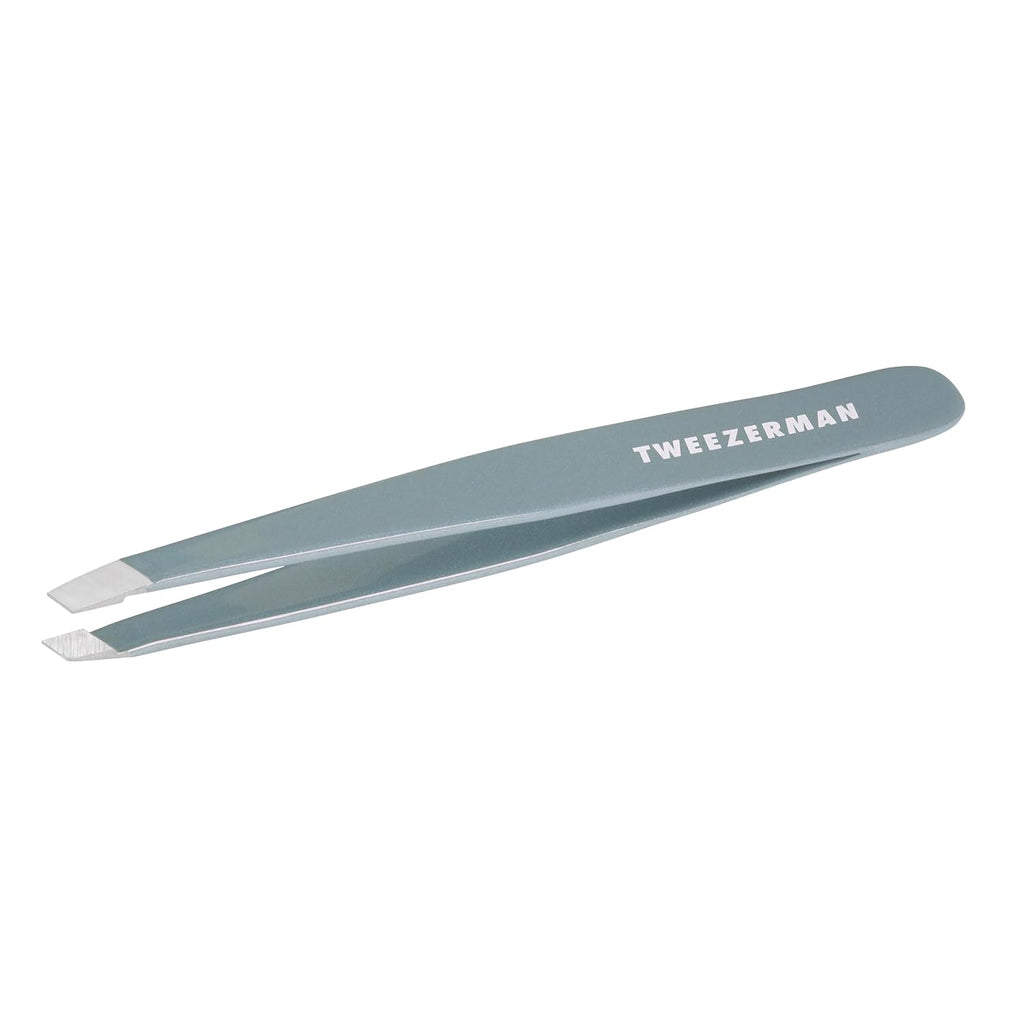 Tweezerman Slant Tweezer Eyebrow Tweezers Mist Blue