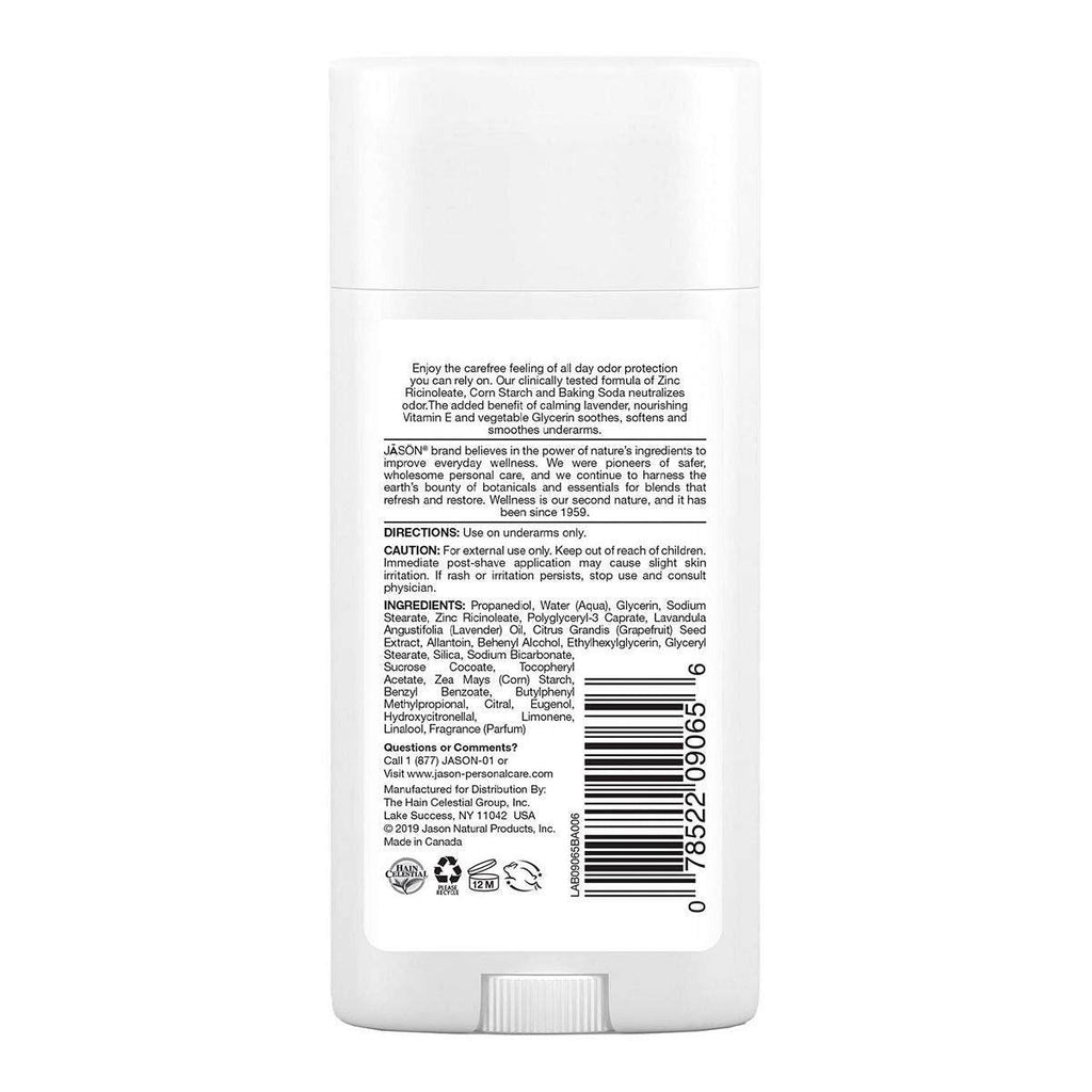 Jason Natural Deodorant Stick, Calming Lavender, 2.5 oz - OTC Shoppe Express
