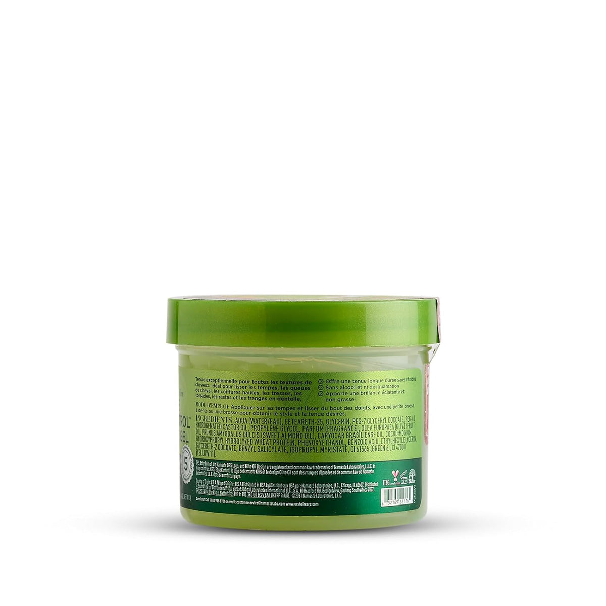 ORS Olive Oil Edge Control Nourishing Jar Hair Styling Gel, 2.25 oz