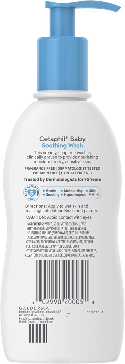 Cetaphil Baby Soothing Body Wash, 5 oz - OTC Shoppe Express