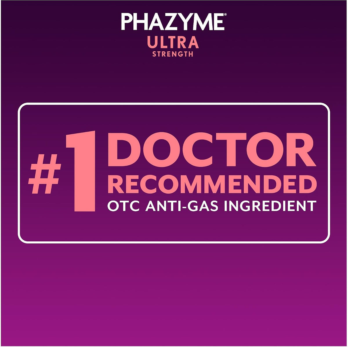 Phazyme Ultra Strength Anti-Gas 180mg Simethicone Fast Gels, 48 Count