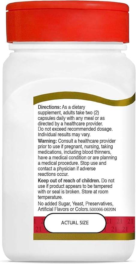 21st Century Glucosamine, 250 mg, Chondroitin, 200 mg, Capsules, 60 ea - OTC Shoppe Express