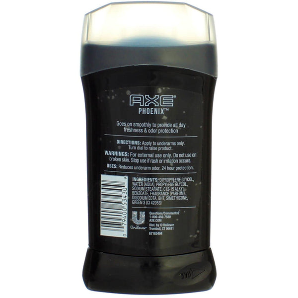 AXE FRESH 24H Deodorant Stick, Phoenix, 3 oz