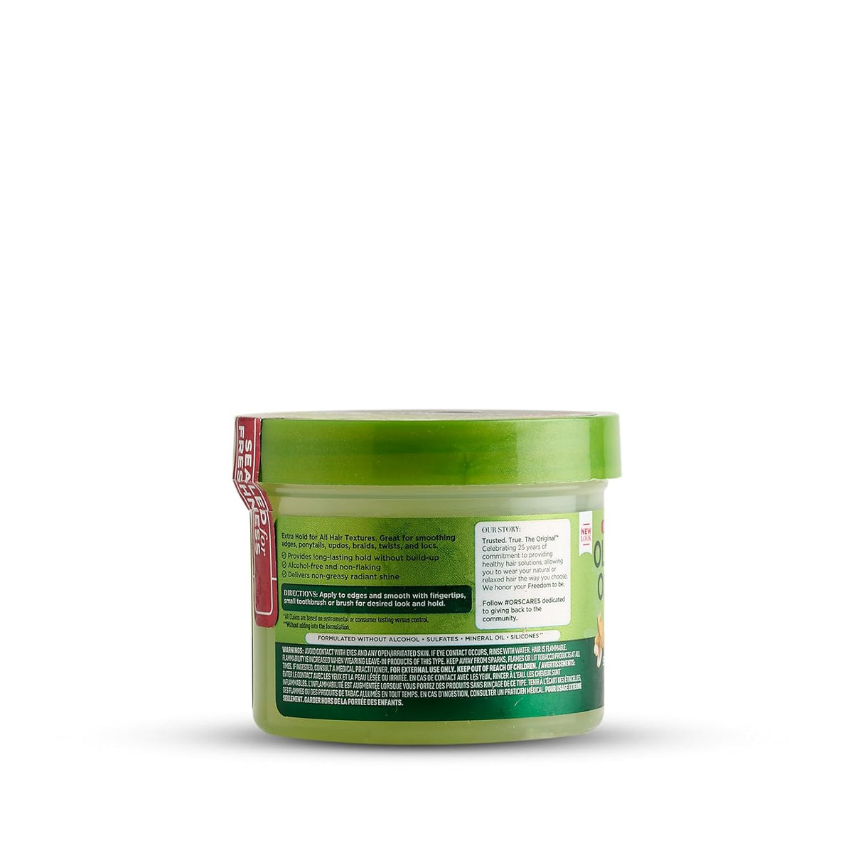 ORS Olive Oil Edge Control Nourishing Jar Hair Styling Gel, 2.25 oz