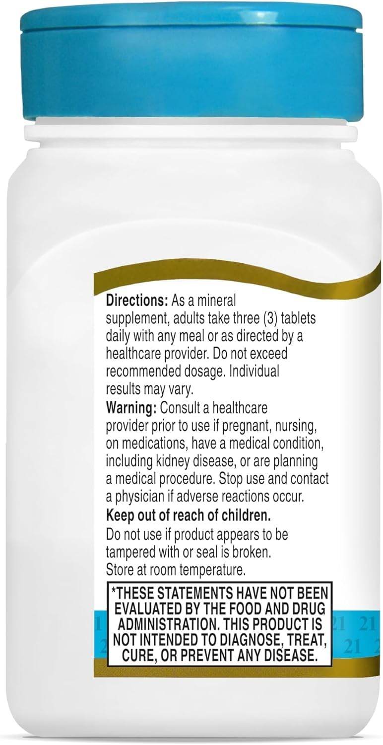 21st Century Calcium Magnesium Zinc + D3, Tablets, 90 ea - OTC Shoppe Express