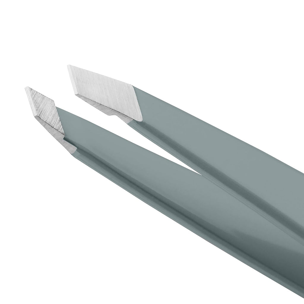 Tweezerman Slant Tweezer Eyebrow Tweezers Mist Blue