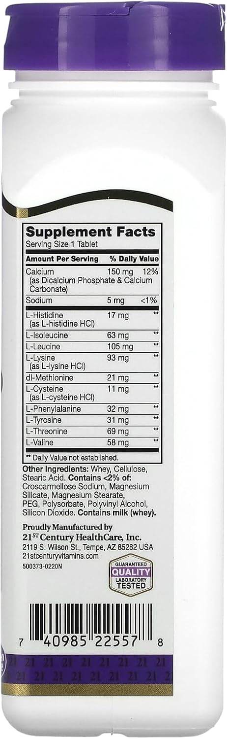 21st Century Daily Amino Acid, Maximum Strength, Tablets, 120 ea - OTC Shoppe Express