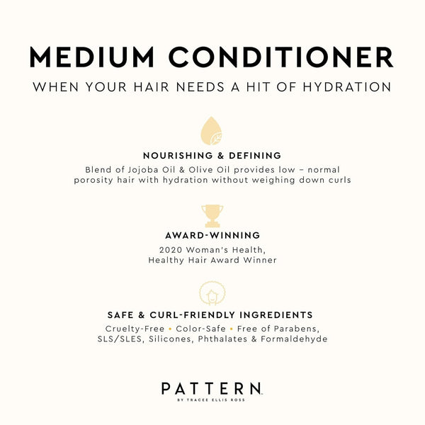 PATTERN Medium Conditioner For Curlies, 29 oz