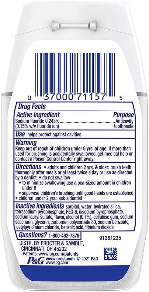 Crest Complete Whitening Liquid Gel Toothpaste, Minty Fresh, 4.6 oz - OTC Shoppe Express