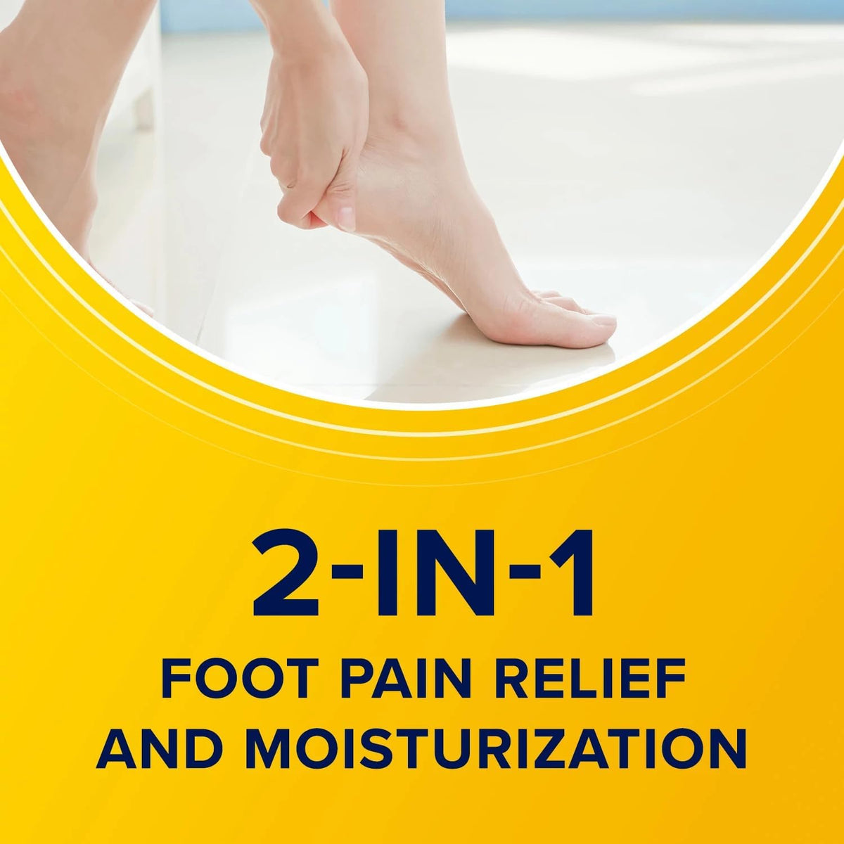 Aspercreme Lidocaine Foot Pain Relief Cream, Moisturizing Aloe, 4 oz.
