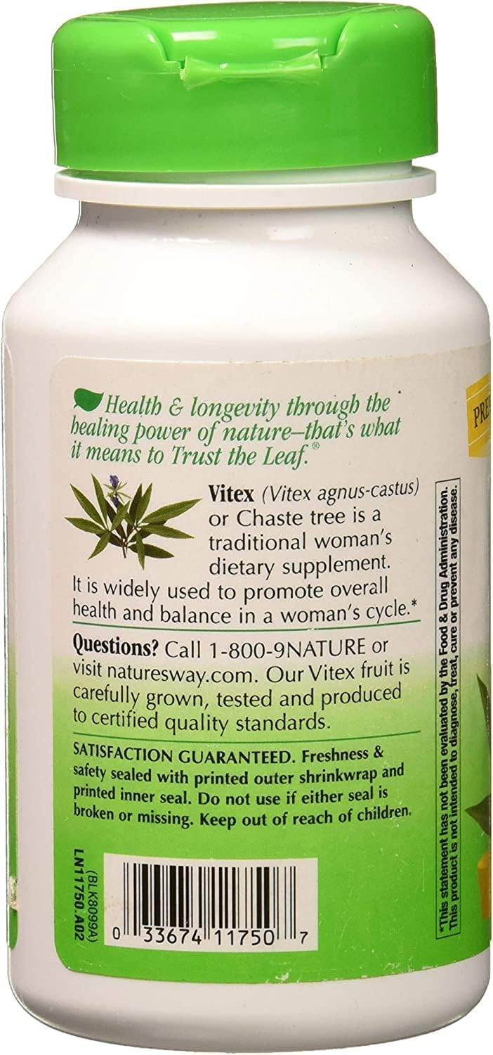 Nature's Way Vitex Fruit, 400 mg, Capsules, 100 ea - OTC Shoppe Express