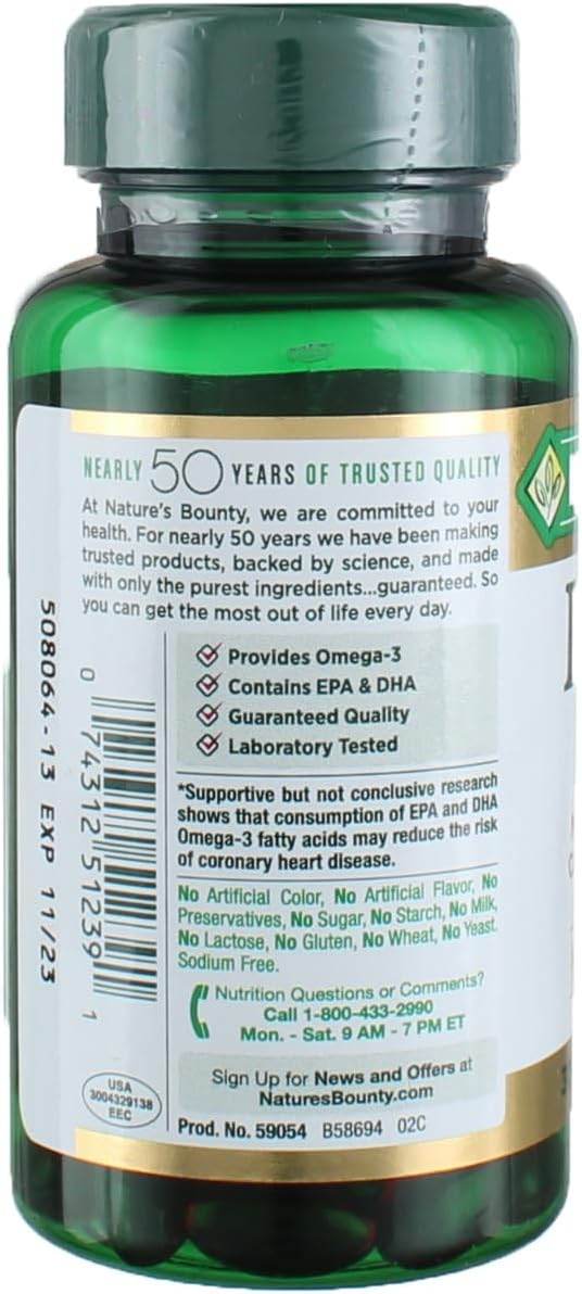 Nature's Bounty Red Krill Oil, 500 mg, Softgels, 30 ea - OTC Shoppe Express