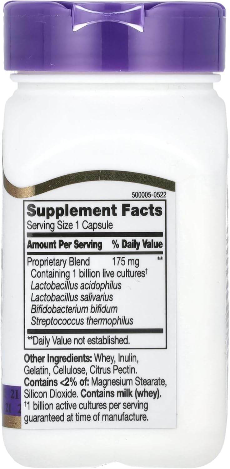 21st Century Acidophilus, Probiotic Blend, Capsules, 100 ea - OTC Shoppe Express