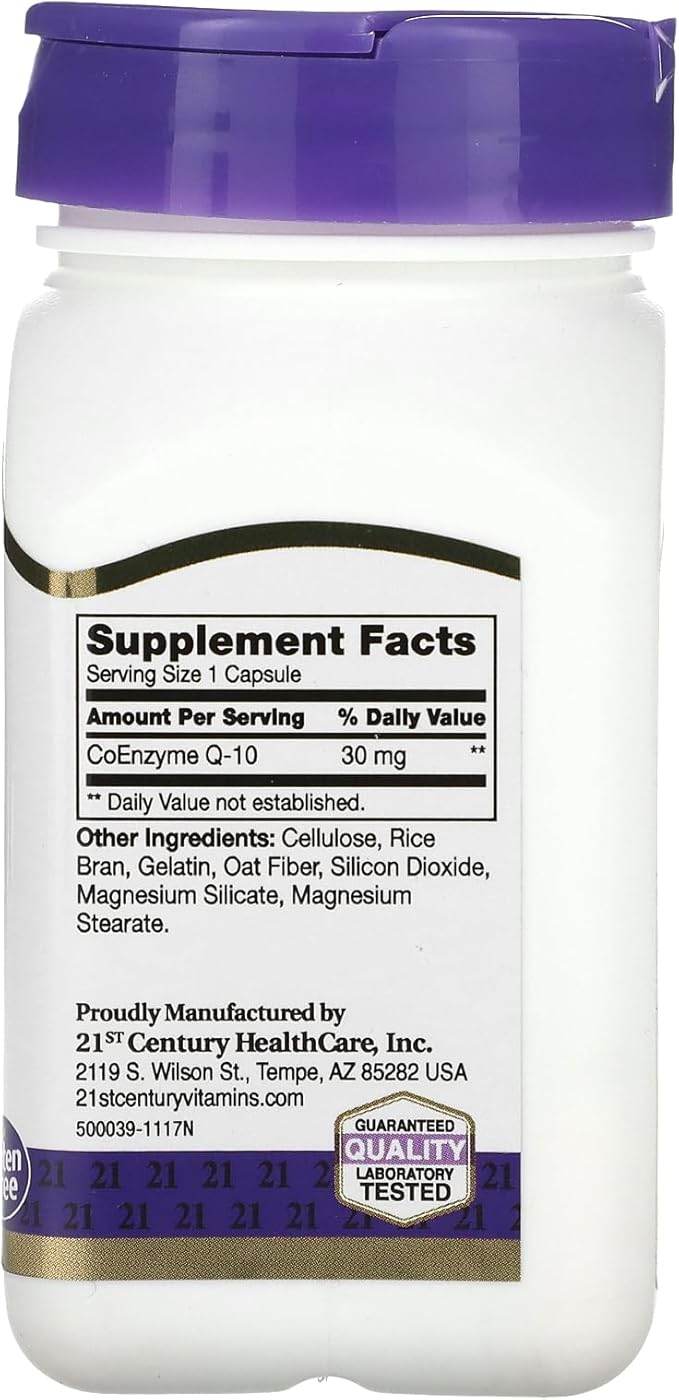 21st Century CoQ10, 30 mg, Capsules, 45 ea - OTC Shoppe Express