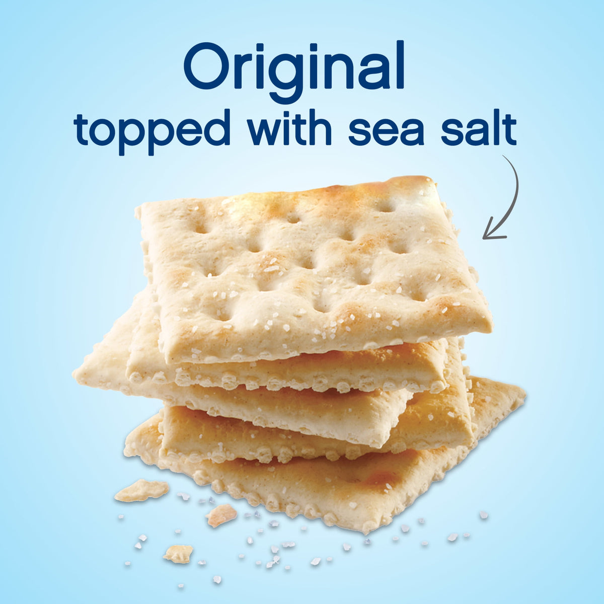 Premium Original Saltine Crackers, Lunch Snacks, Family Size, 24 oz