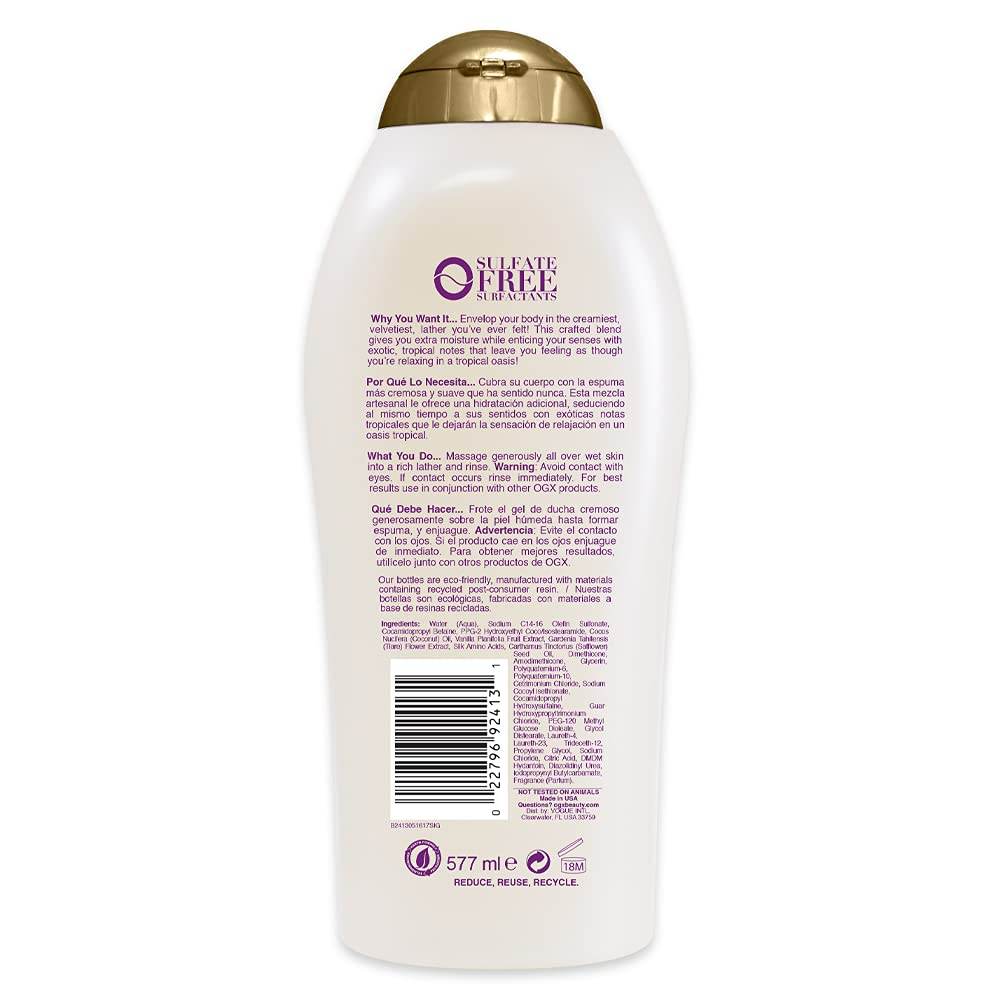 OGX Coconut Miracle Oil Body Wash, 19.5 oz - OTC Shoppe Express