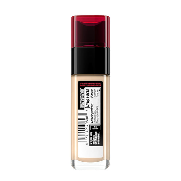 L'Oréal Infallible Fresh Wear 24HR Foundation, 411 Beige Ivory, 1 oz