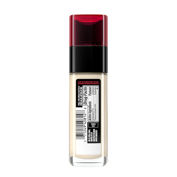 L'Oréal Infallible Fresh Wear 24HR Foundation, 390 Snow, 1 oz