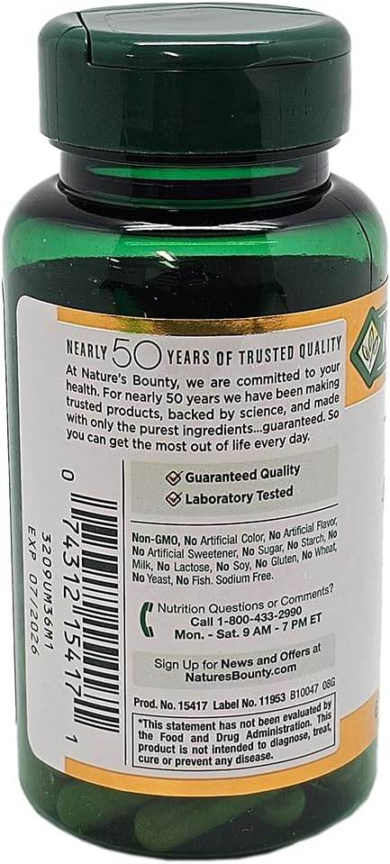 Nature's Bounty Turmeric, 450 mg, Capsules, 60 ea - OTC Shoppe Express