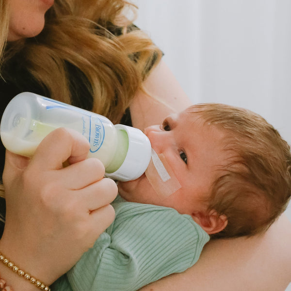 Dr. Brown's Specialty Feeding System, Narrow Baby Bottle, Infant-Paced Feeding, 4oz/120ml, 2 Pack