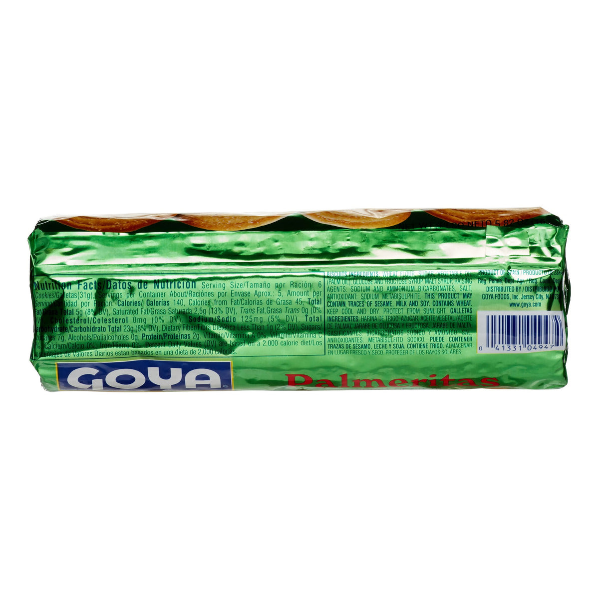 GOYA Palmeritas Pastries, 5.82 oz