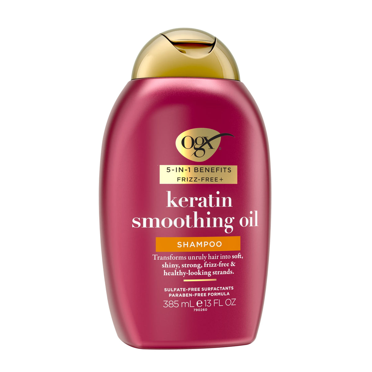 Frizz-Free + Keratin Smoothing Oil Shampoo