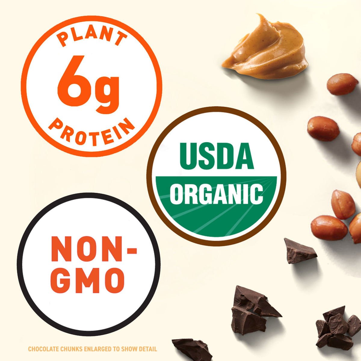 CLIF Nut Butter Bar Chocolate Peanut Butter Filled Energy Bars, Organic Snack Bars, 5ct
