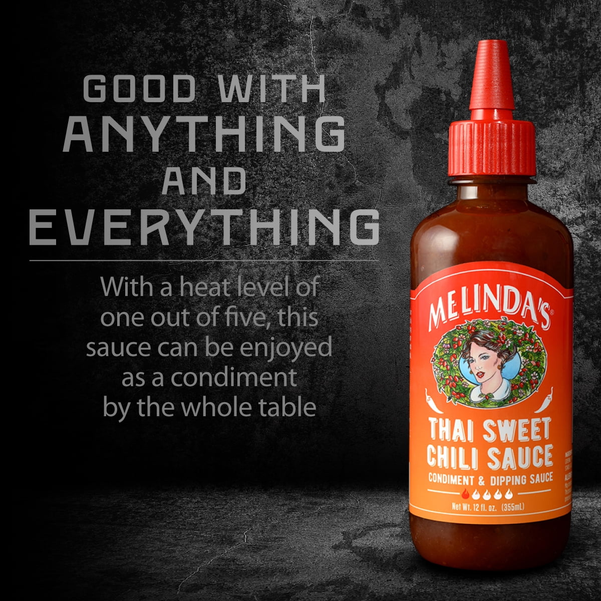 Melinda's Chili Sauce Thai Sweet Dipping, 12 Fl Oz