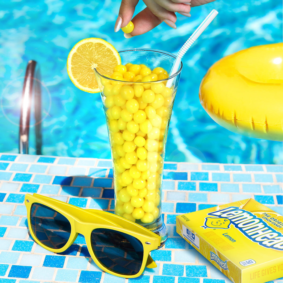 Lemonhead Hard Lemon Candy, Theater Box, 5 oz