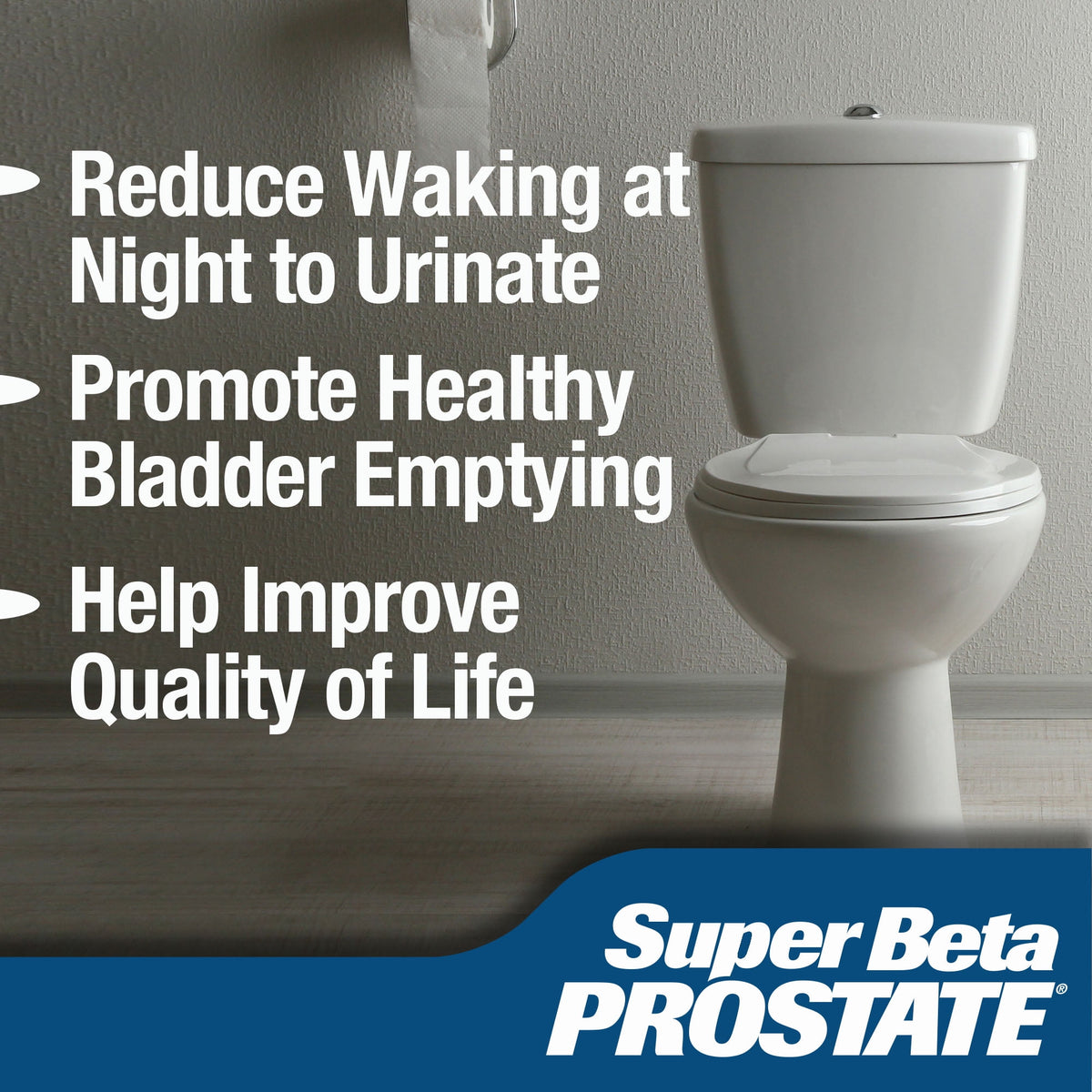 Super Beta Prostate, Recommended Prostate Supplement for Men, Reduce Bathroom Trips Night, Promote Sleep & Bladder Emptying, Beta Sitosterol