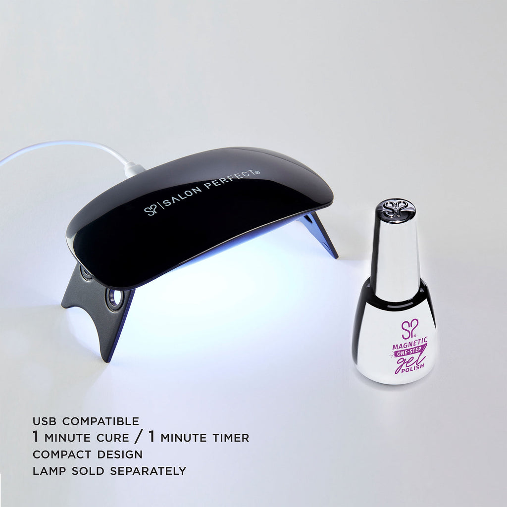 Salon Perfect Mini Gel Polish UV LED Nail Dryer Lamp with USB Charger, Nail Care Accessory